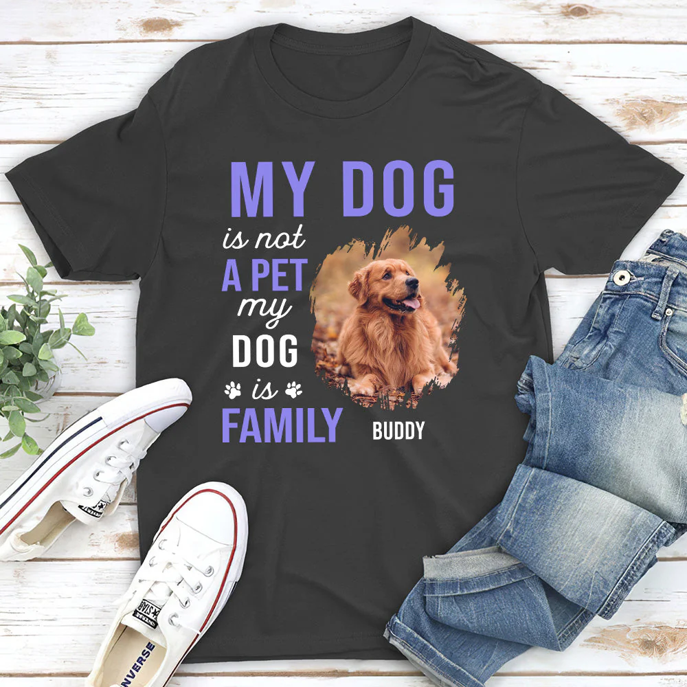 My Family Photo - Personalized Custom Unisex T-shirt - Image 4