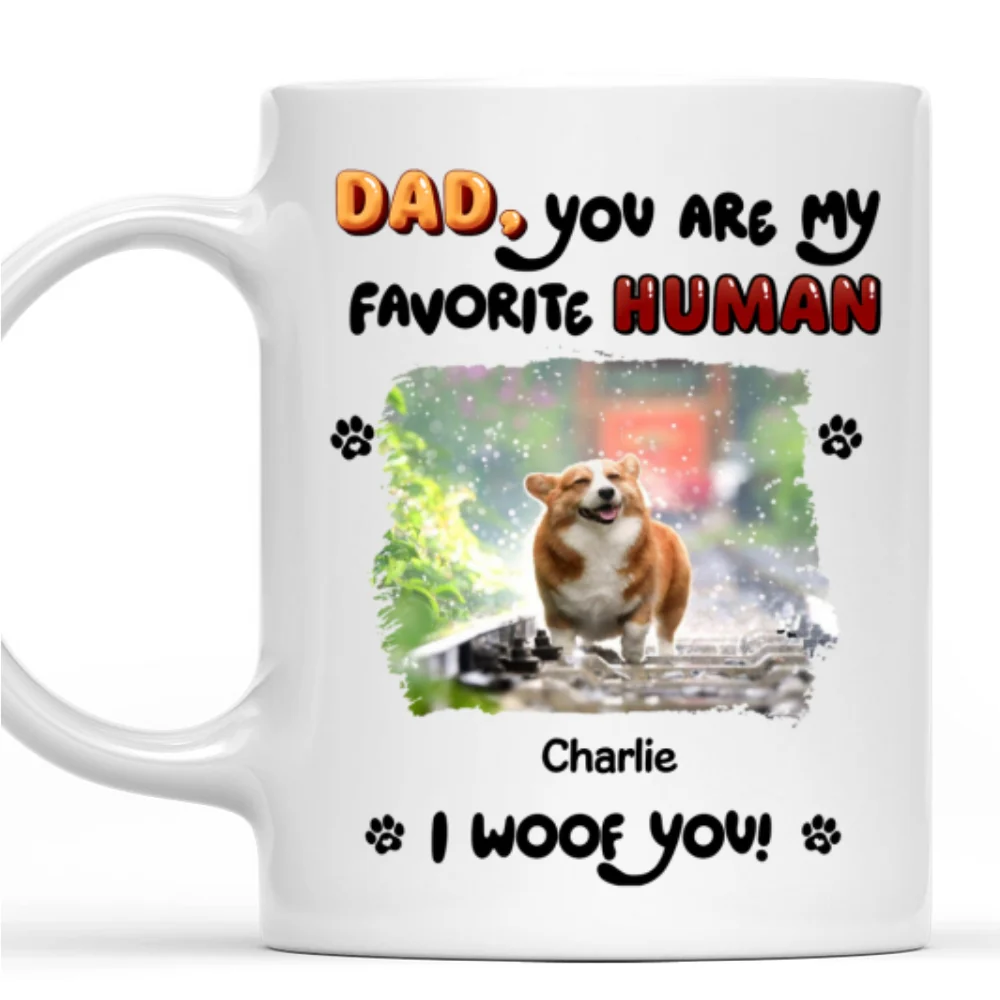 My Favorite Dad Mom Photo - Personalized Custom Coffee Mug - Image 2