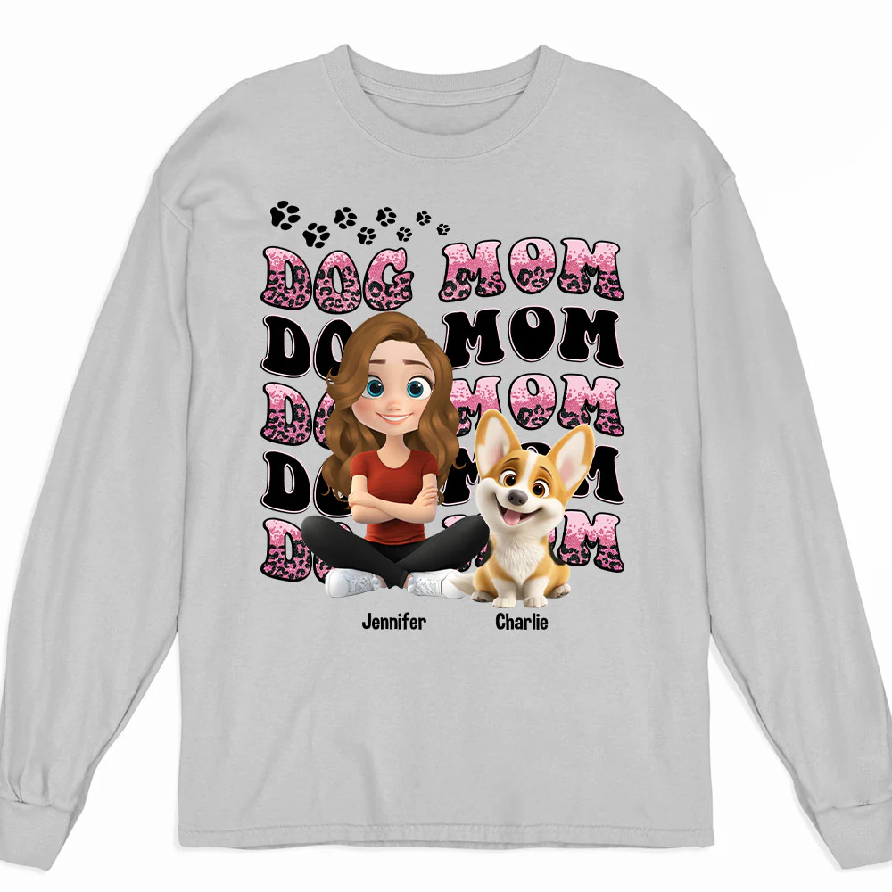 My Favorite Dog Baby - Personalized Custom Long Sleeve T-Shirt