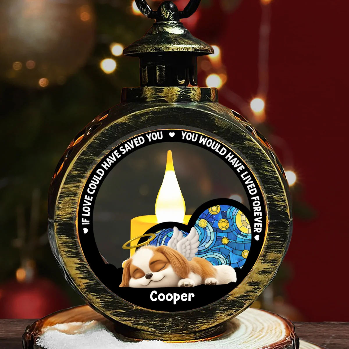My Favorite Hello - Personalized Custom Christmas Lantern - Image 7