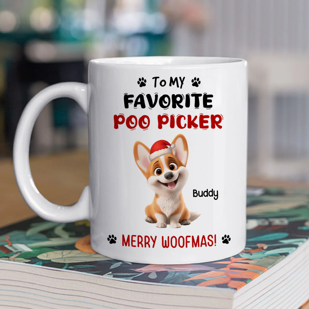 My Favorite Poo Picker - Personalized Custom Coffee Mug - Image 2