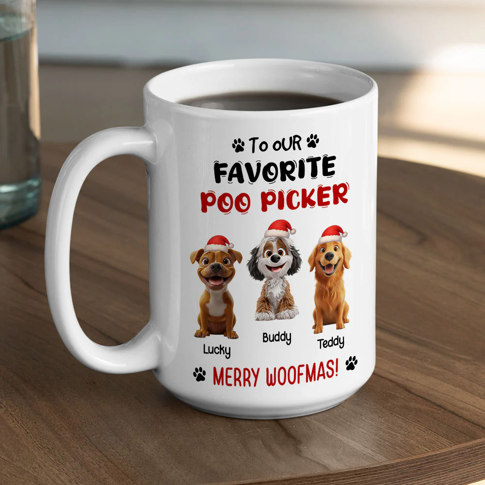 My Favorite Poo Picker - Personalized Custom Coffee Mug - Image 6