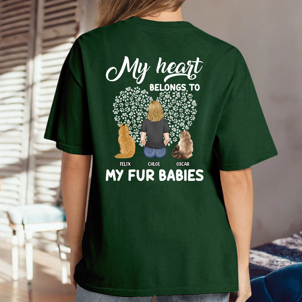 My Fur Babies - Personalized Custom Premium T-shirt - Image 5