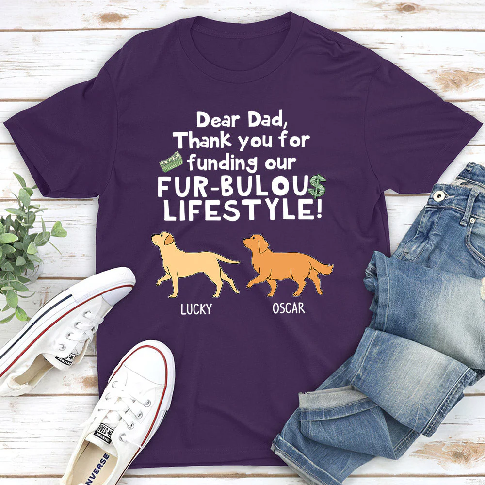 My Furbulous Lifestyle - Personalized Custom Unisex T-shirt - Image 3