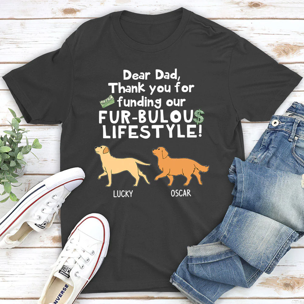 My Furbulous Lifestyle - Personalized Custom Unisex T-shirt - Image 4
