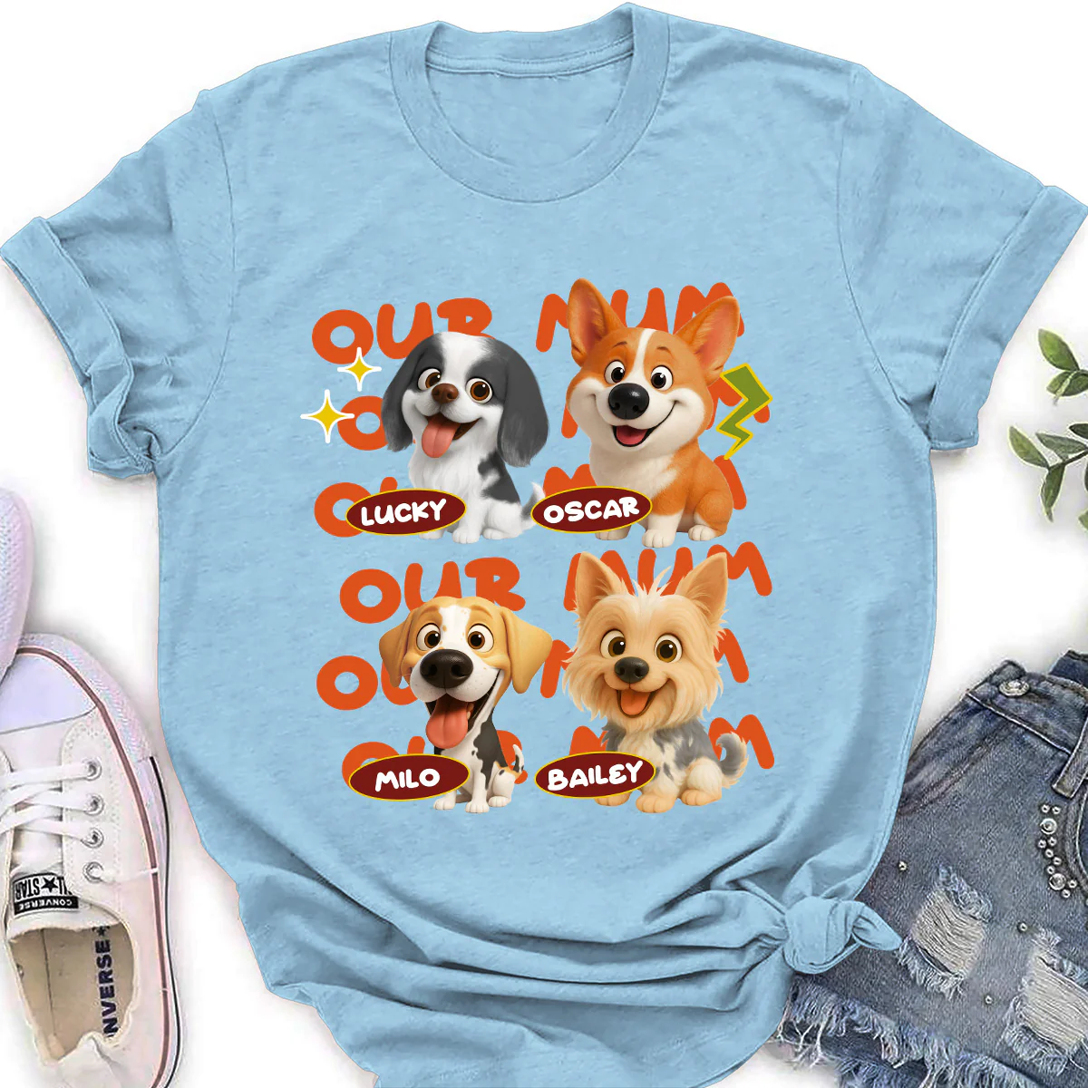 My Furry Baby - Personalized Custom Women's T-Shirt - Image 3