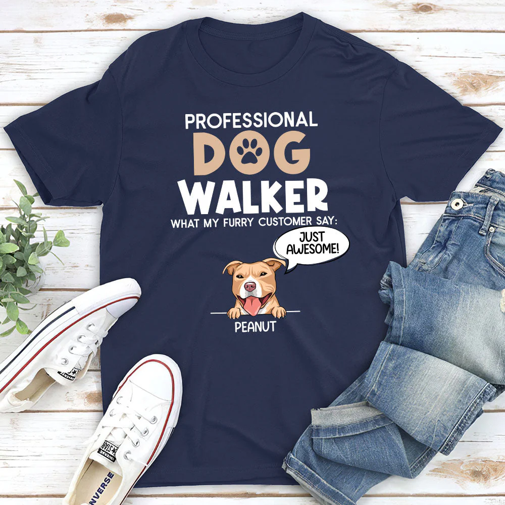 My Furry Customer - Personalized Custom Unisex T-shirt - Image 5