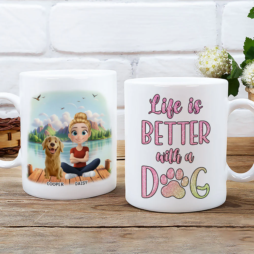 My Happy Place - Personalized Custom Coffee Mug - Image 2