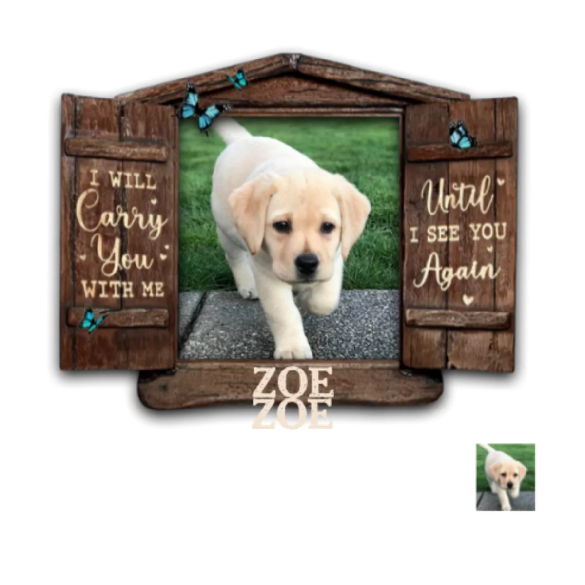 My Hardest Goodbye - Personalized Custom Car Visor Clip - Image 5