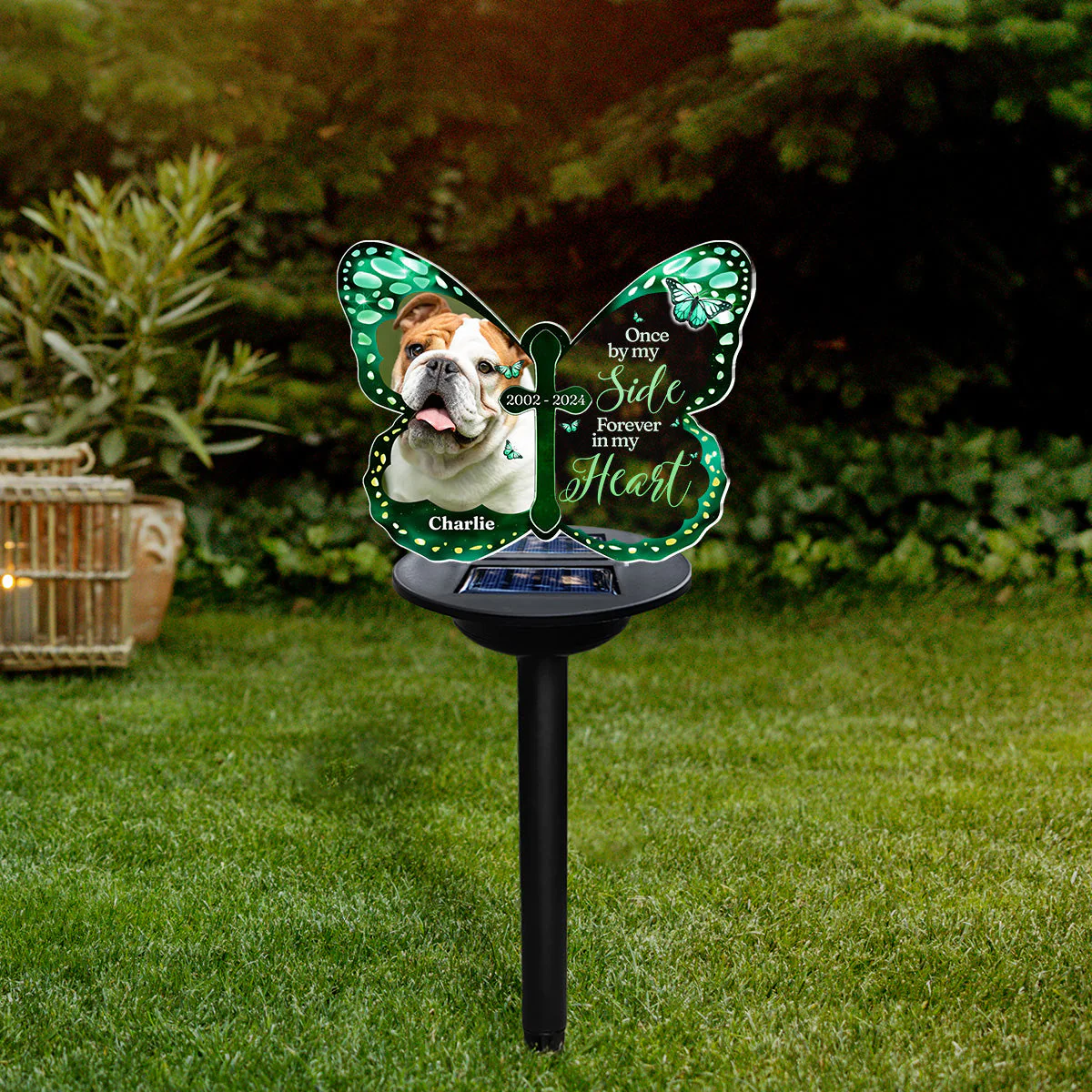 My Hardest Goodbye  - Personalized Custom Solar Light - Image 3