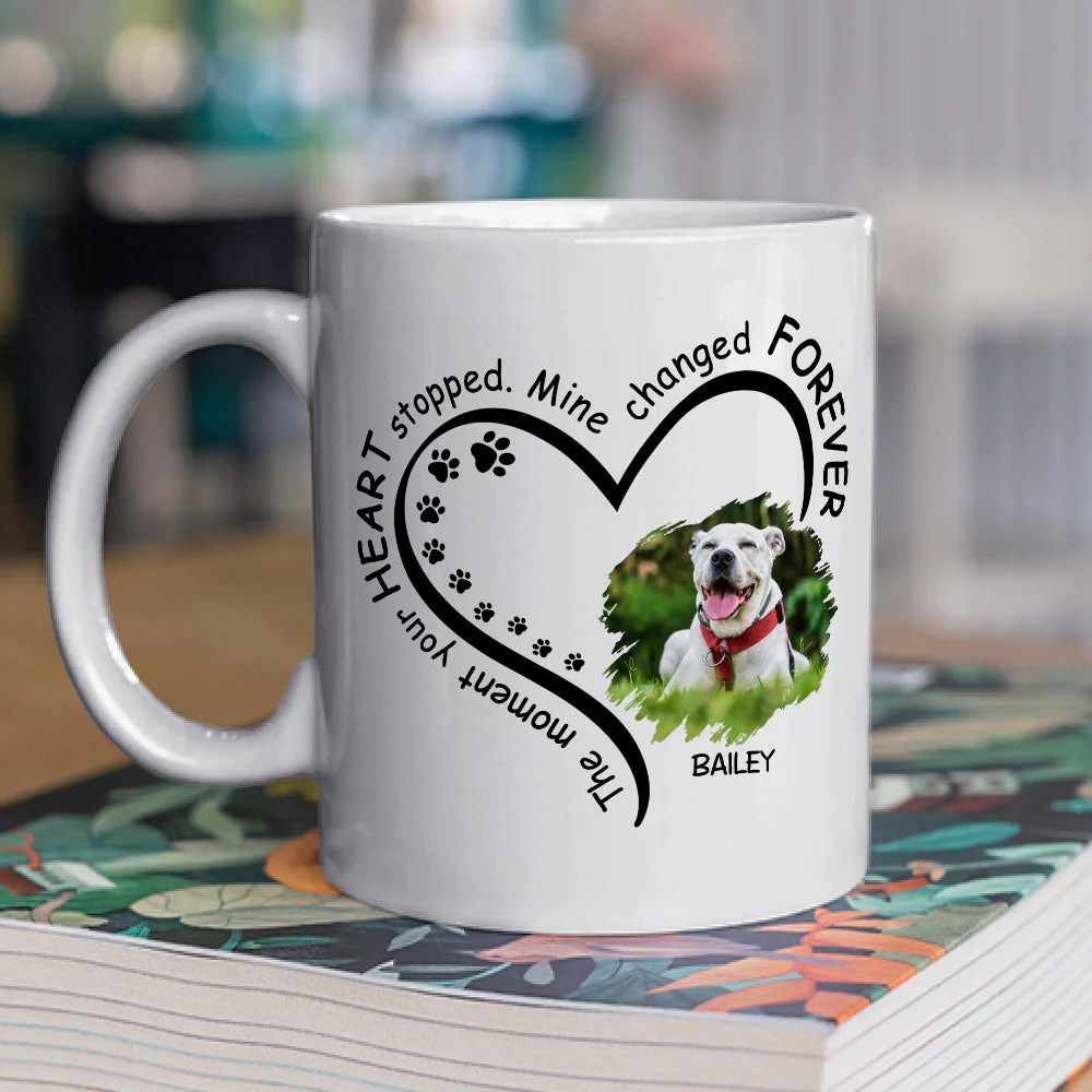 My Heart Changed Forever - Personalized Custom Coffee Mug - Image 3