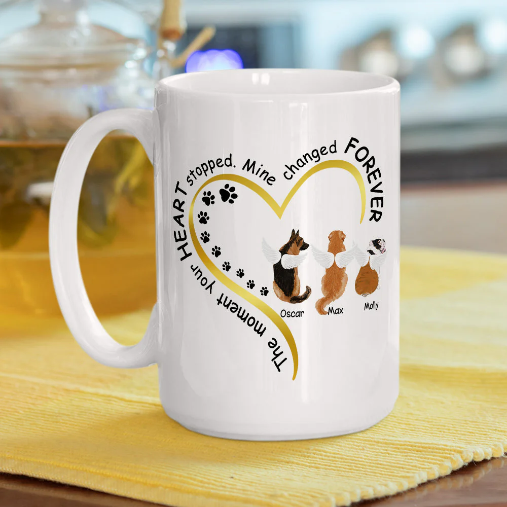 My Heart Changed Forever - Personalized Custom Coffee Mug - Image 5