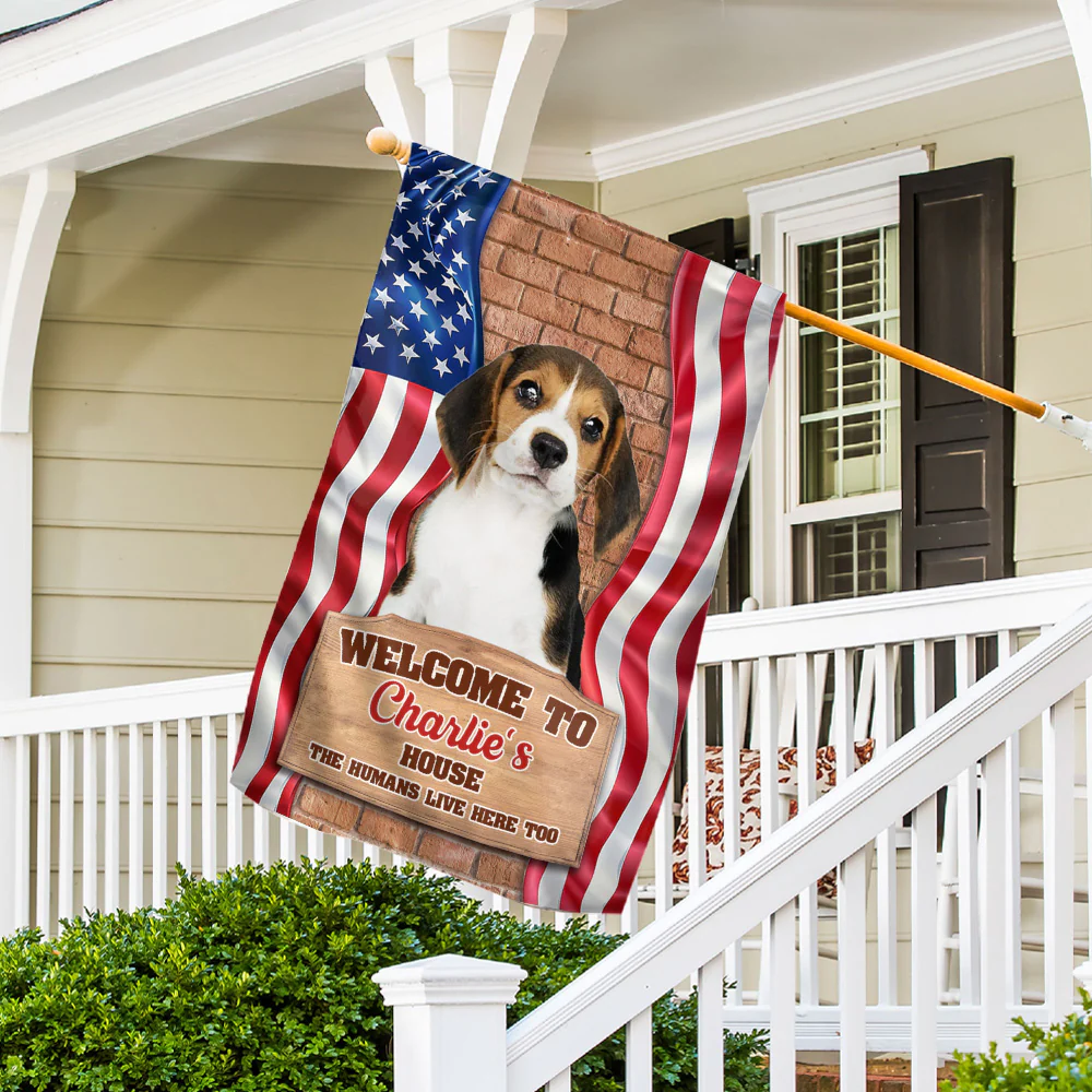 My House My Rule Photo - Personalized Custom Flag - Image 3