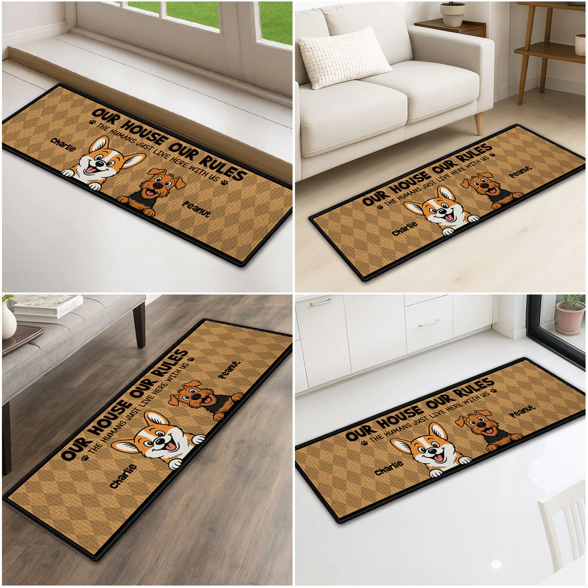 My House My Rules - Personalized Custom Runner Rug - Image 4