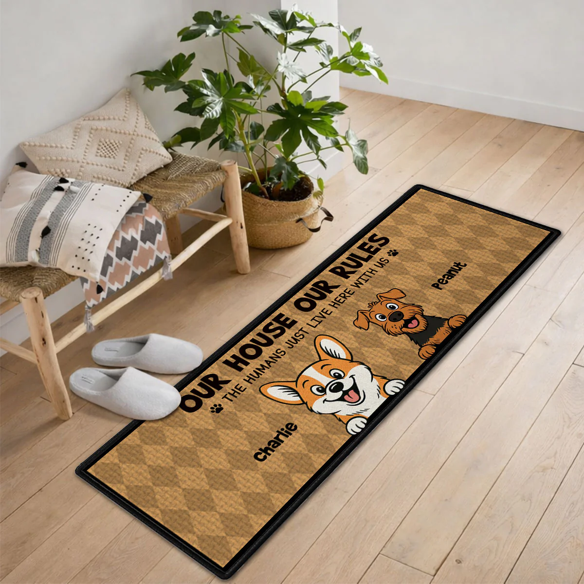 My House My Rules - Personalized Custom Runner Rug - Image 5