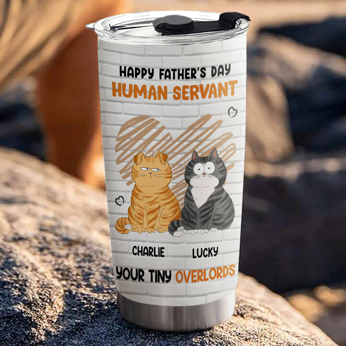 My Human - Personalized Custom Tumbler - Image 3