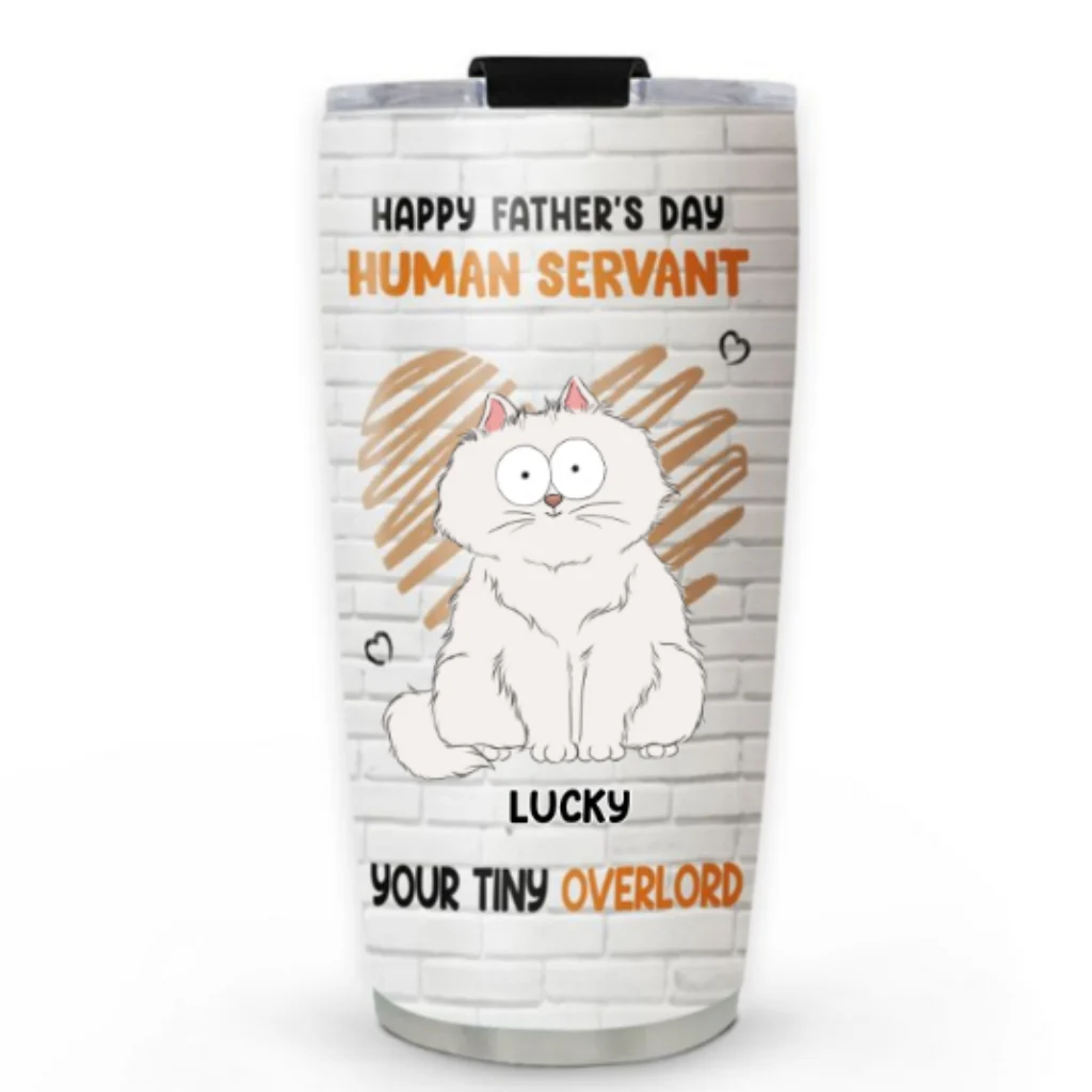 My Human - Personalized Custom Tumbler - Image 5