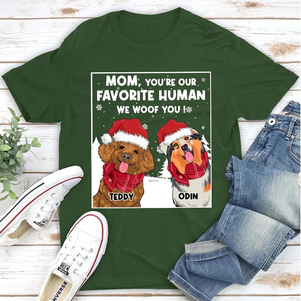 My Human - Personalized Custom Unisex T-Shirt - Image 2