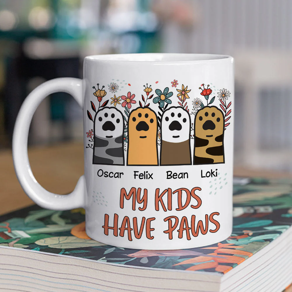 My Kid Has Paw - Personalized Custom Coffee Mug - Image 4