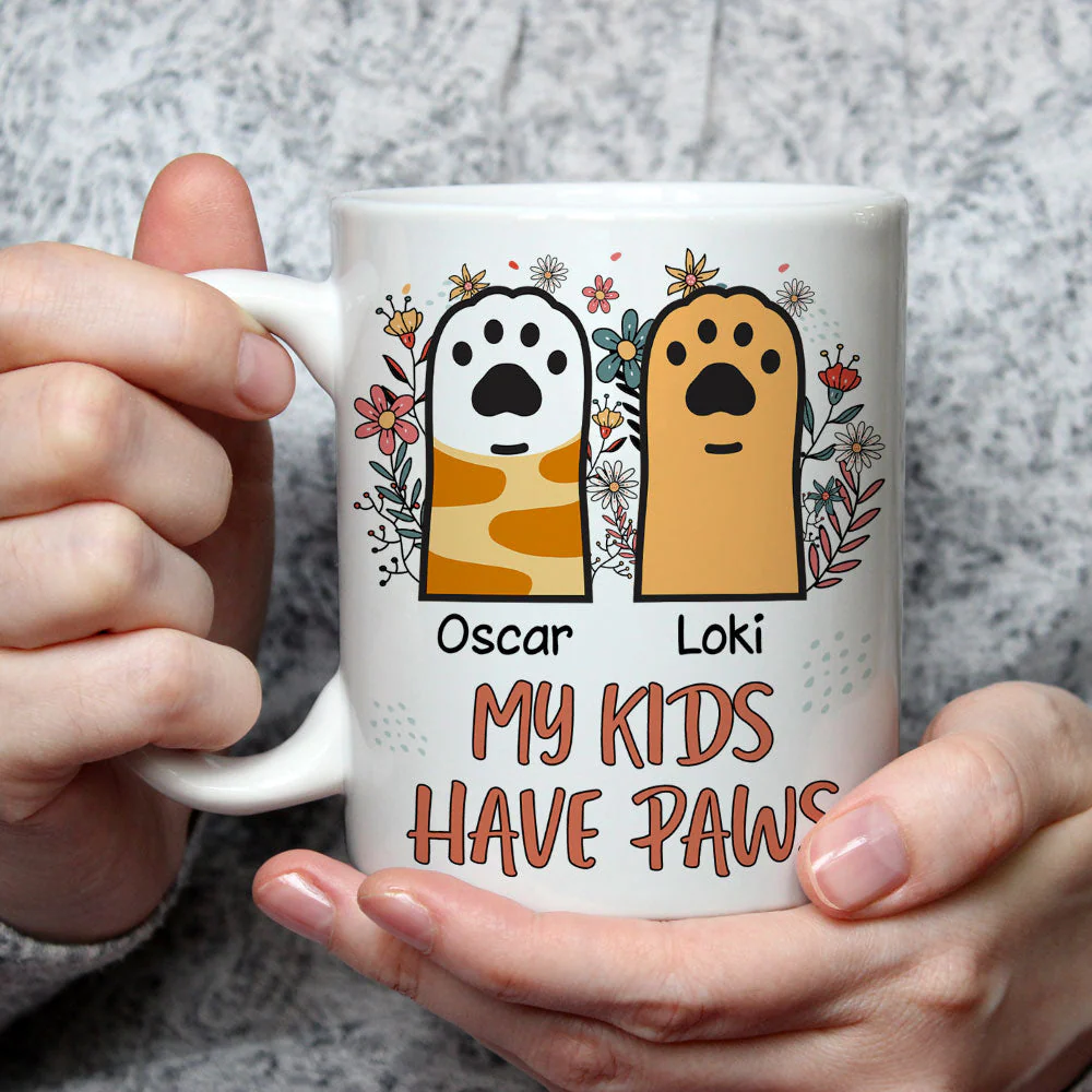 My Kid Has Paw - Personalized Custom Coffee Mug - Image 5