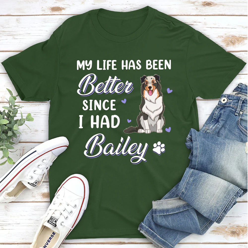 My Life Has Been - Personalized Custom Unisex T-shirt - Image 3