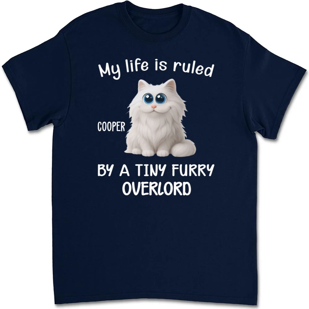 My Life Is Ruled By Chunky Cats - Personalized Custom Unisex T-Shirt - Image 7