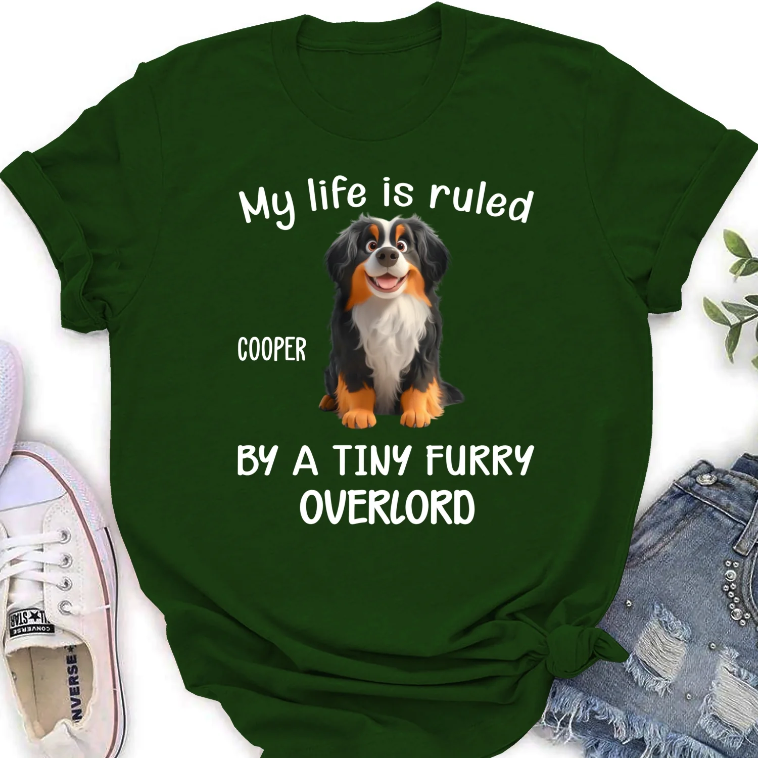 My Life Is Ruled By My Pets - Personalized Custom Women's T-Shirt - Image 8