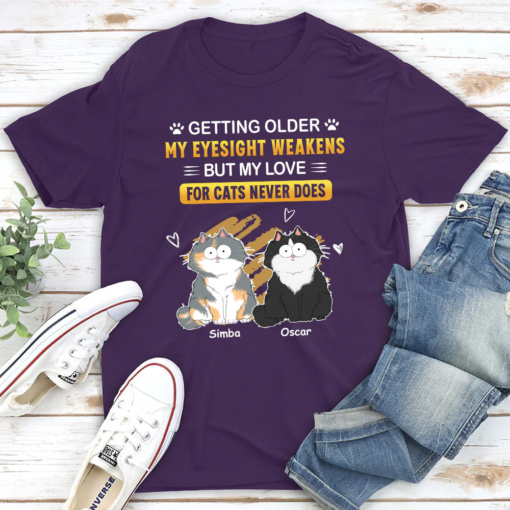 My Love For Cats - Personalized Custom Unisex T-shirt - Image 5