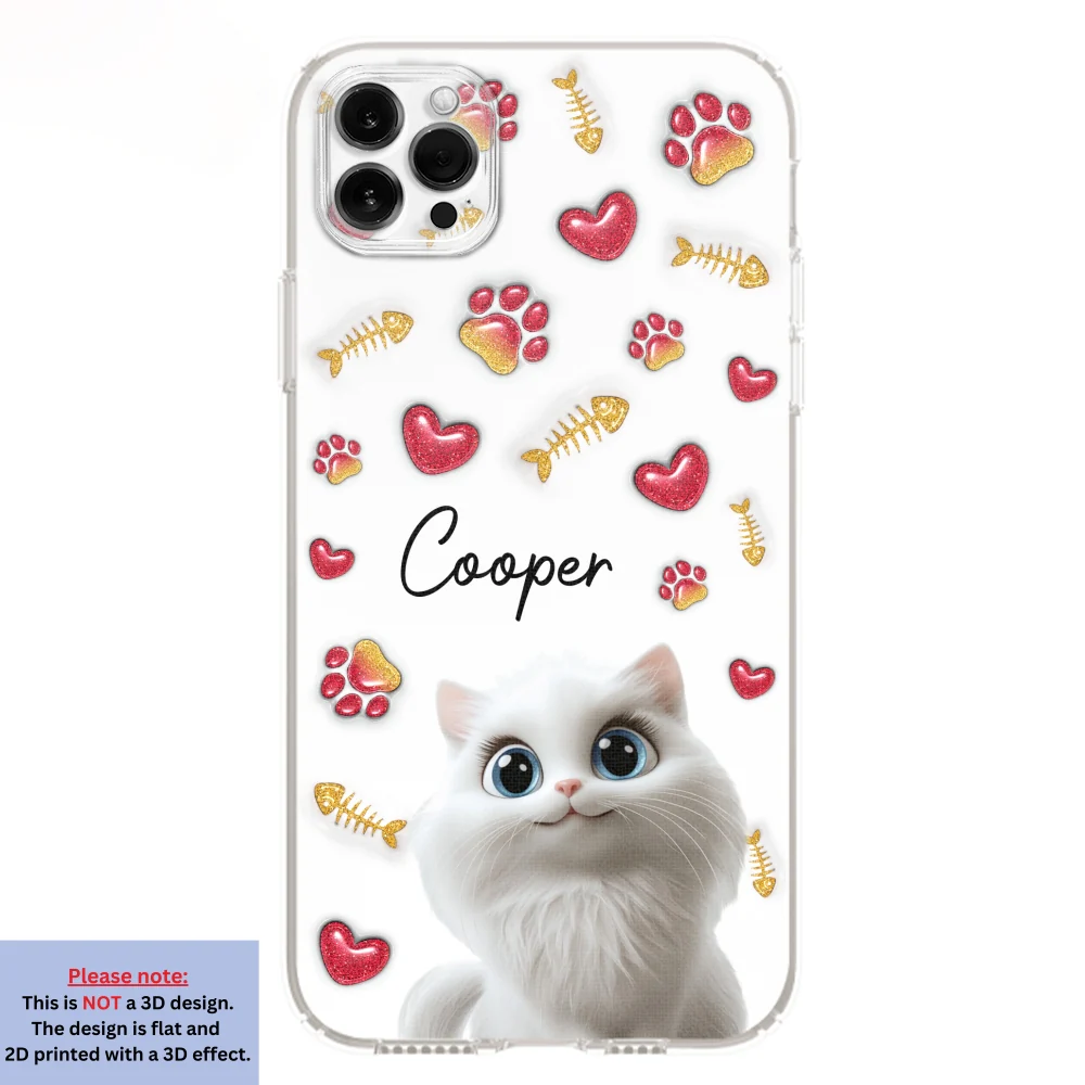 My Lovely Baby Cats - Personalized Custom 3D Inflated Effect Phone Case - Image 11