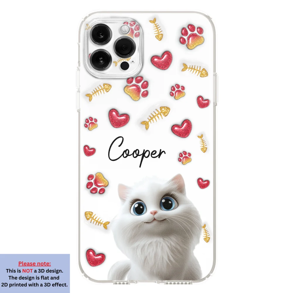 My Lovely Baby Cats - Personalized Custom 3D Inflated Effect Phone Case - Image 12