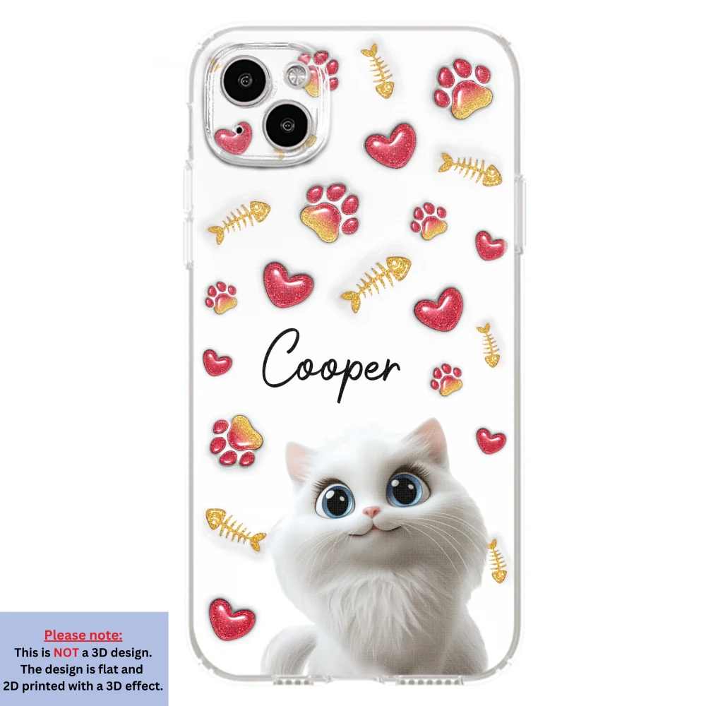 My Lovely Baby Cats - Personalized Custom 3D Inflated Effect Phone Case - Image 13