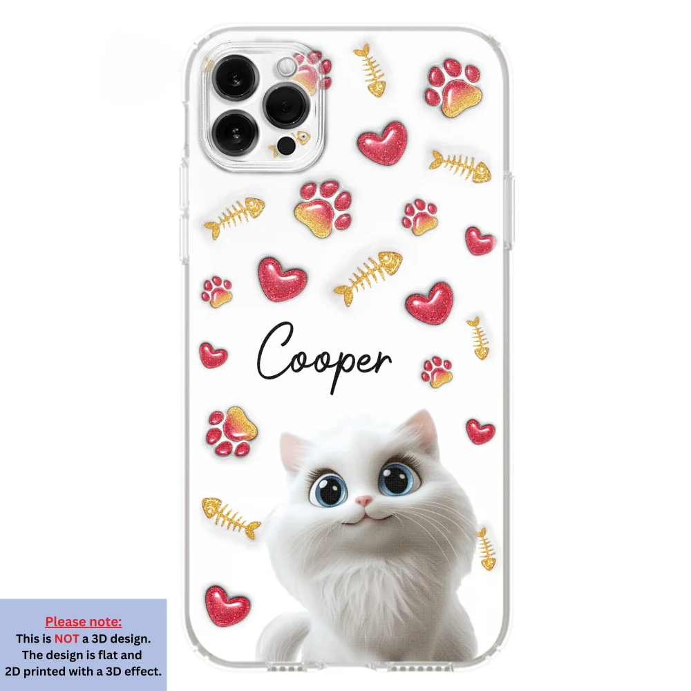 My Lovely Baby Cats - Personalized Custom 3D Inflated Effect Phone Case - Image 14