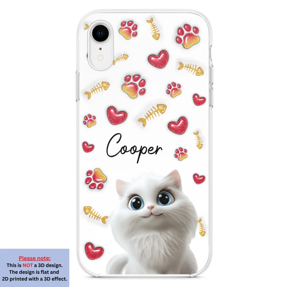 My Lovely Baby Cats - Personalized Custom 3D Inflated Effect Phone Case - Image 22
