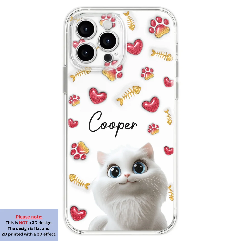 My Lovely Baby Cats - Personalized Custom 3D Inflated Effect Phone Case - Image 26