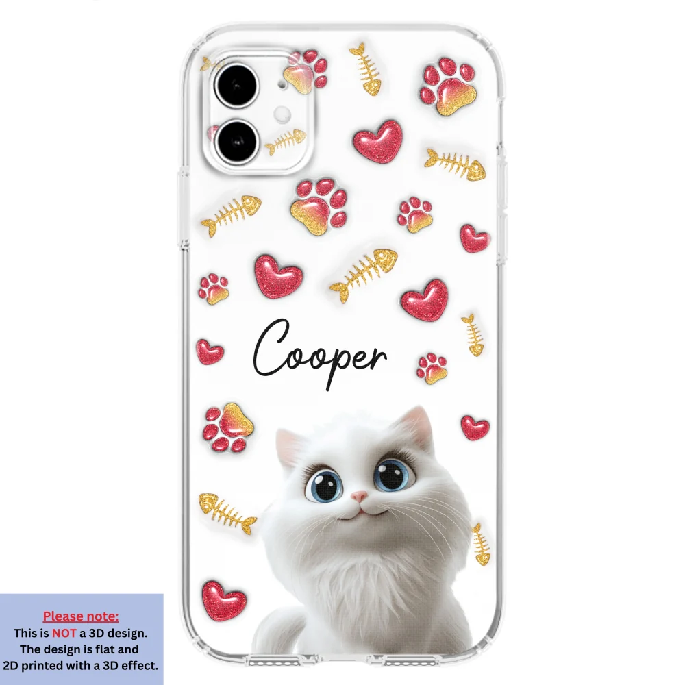 My Lovely Baby Cats - Personalized Custom 3D Inflated Effect Phone Case - Image 7