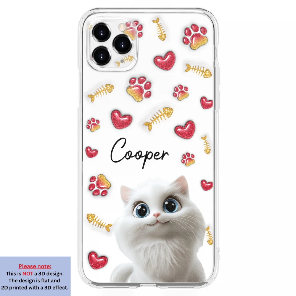 My Lovely Baby Cats - Personalized Custom 3D Inflated Effect Phone Case - Image 8