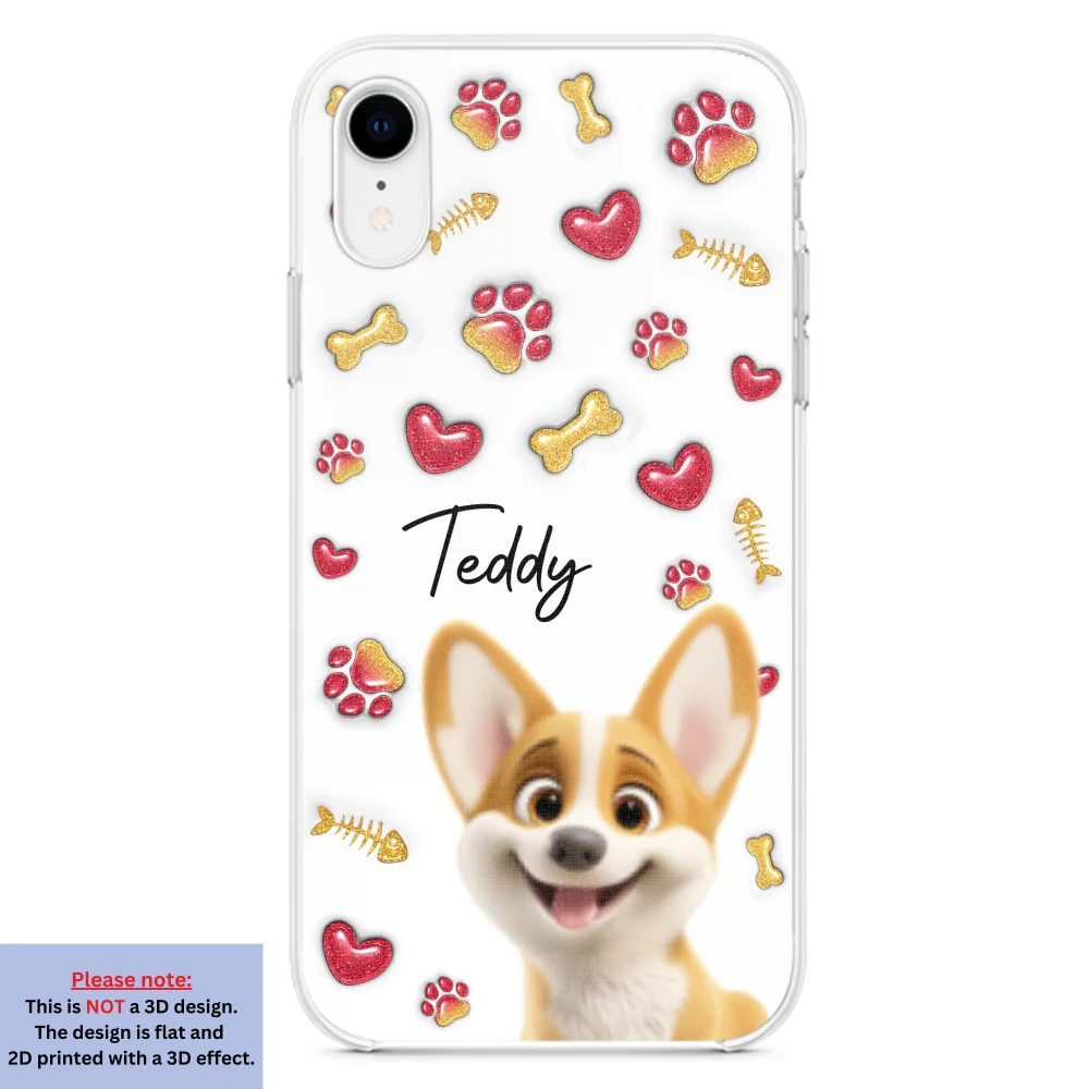 My Lovely Baby Pets - Personalized Custom 3D Inflated Effect Phone Case - Image 22