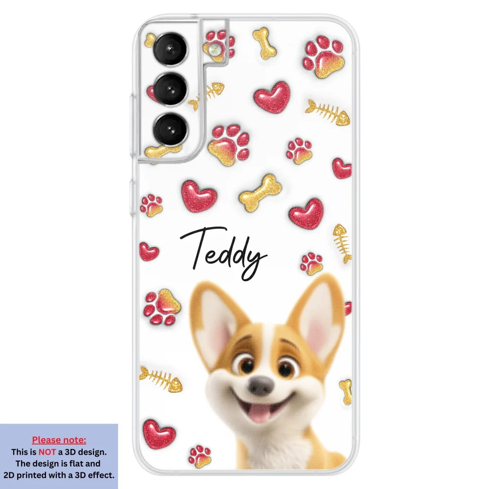 My Lovely Baby Pets - Personalized Custom 3D Inflated Effect Phone Case - Image 31