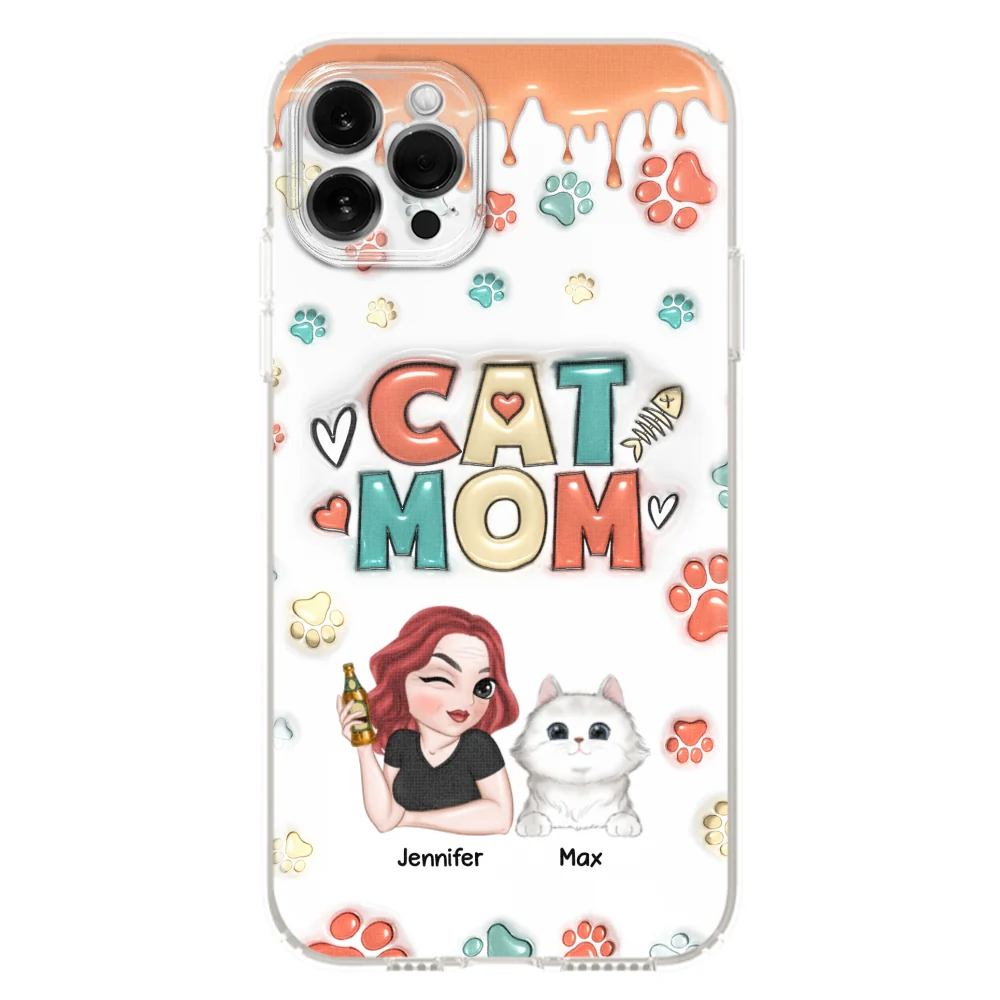My Lovely Cat - Personalized Custom 3D Inflated Effect Phone Case - Image 13