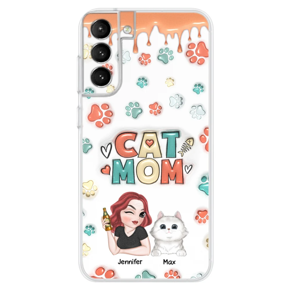 My Lovely Cat - Personalized Custom 3D Inflated Effect Phone Case - Image 28