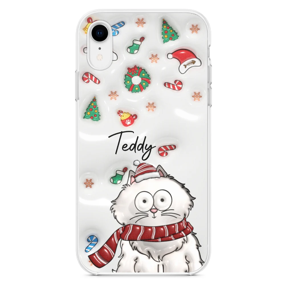 My Lovely Christmas Fur Babies - Personalized Custom 3D Inflated Effect Phone Case - Image 23