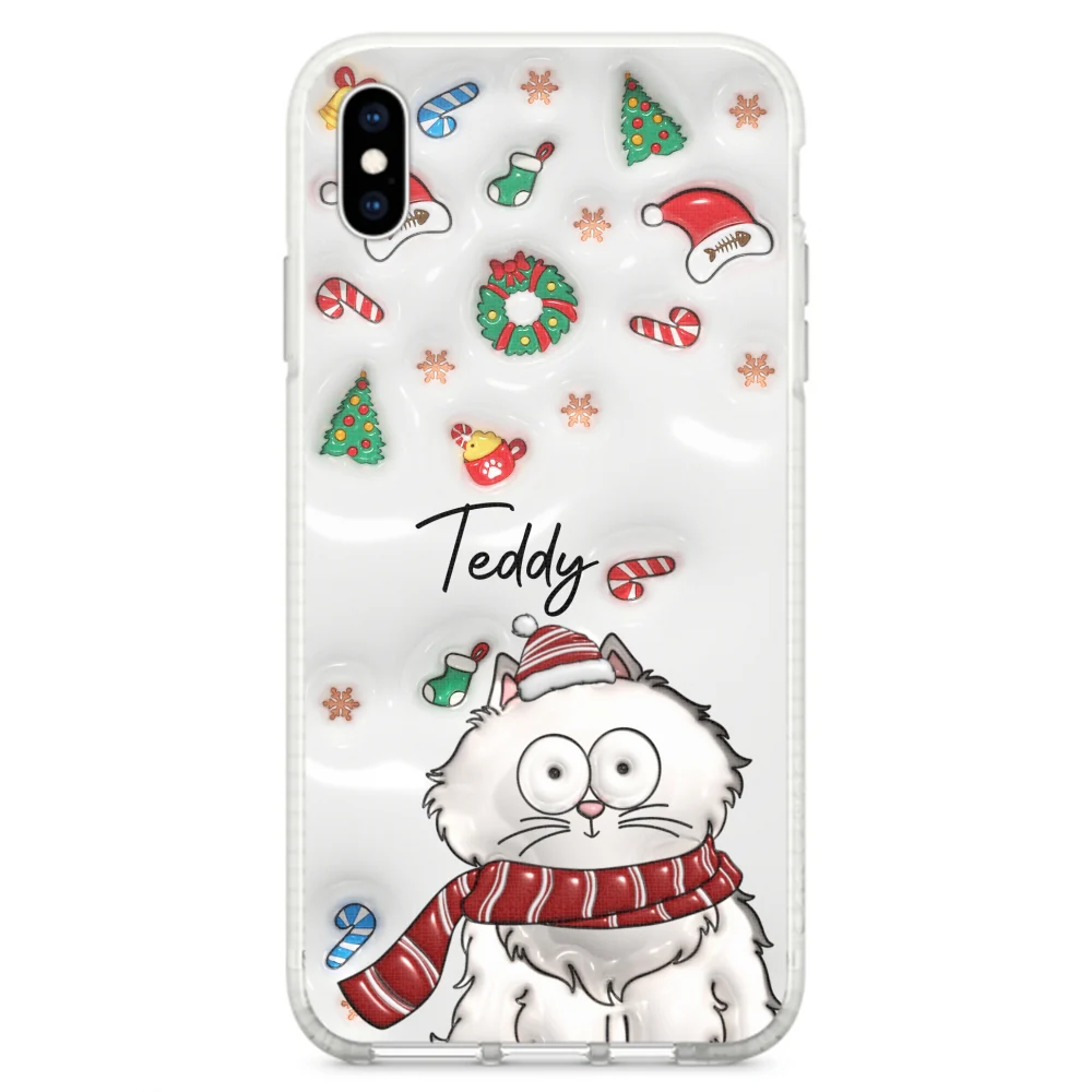 My Lovely Christmas Fur Babies - Personalized Custom 3D Inflated Effect Phone Case - Image 24