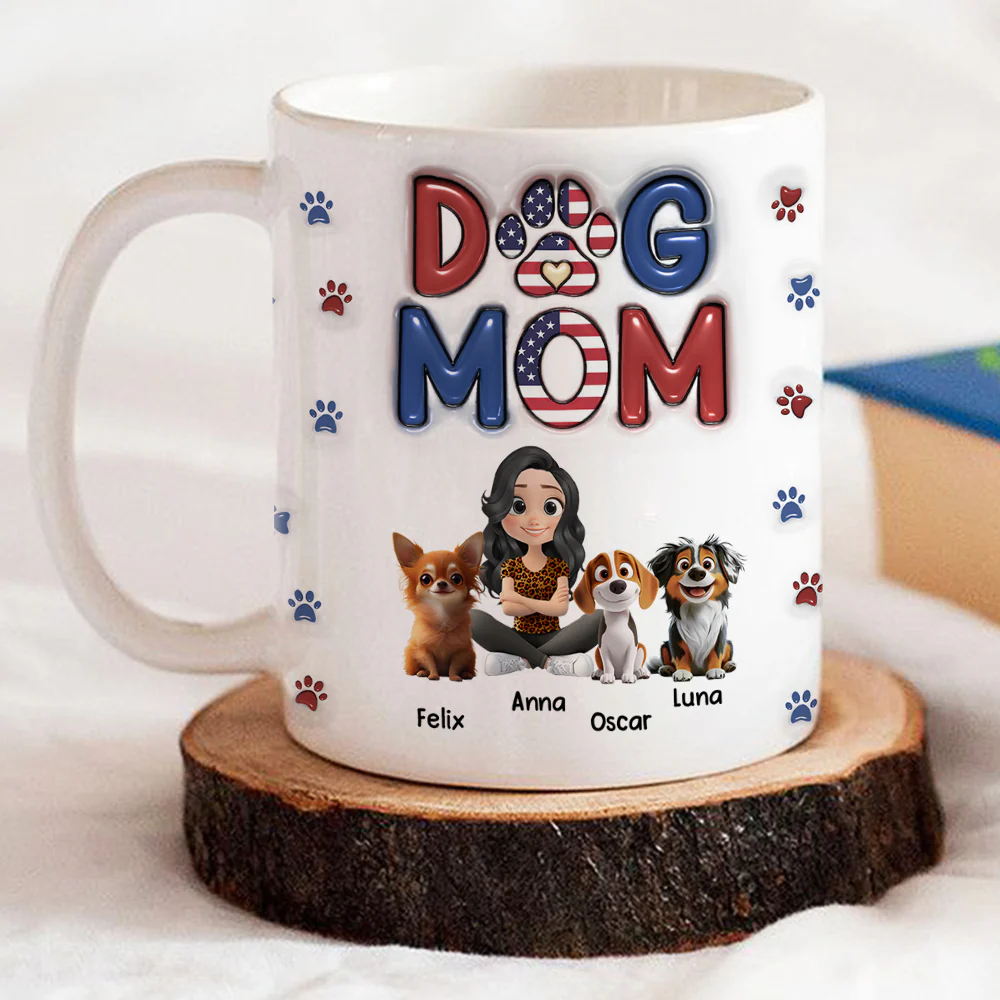 My Lovely Dog - Personalized Custom 3D Inflated Effect Mug - Image 5
