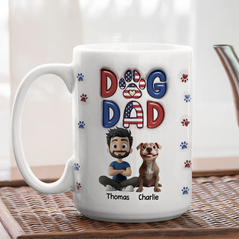 My Lovely Dog - Personalized Custom 3D Inflated Effect Mug - Image 6