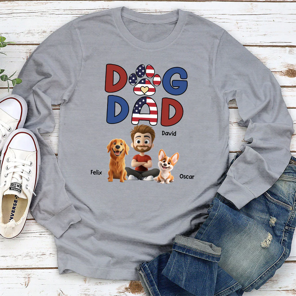 My Lovely Dog - Personalized Custom Long Sleeve T-Shirt - Image 3