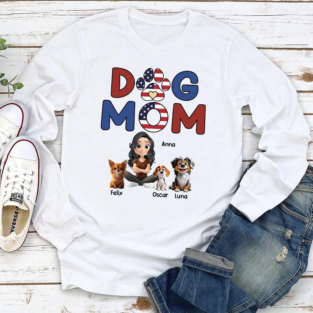 My Lovely Dog - Personalized Custom Long Sleeve T-Shirt - Image 4