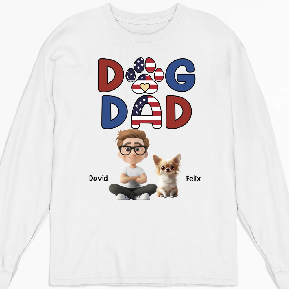 My Lovely Dog - Personalized Custom Long Sleeve T-Shirt - Image 5