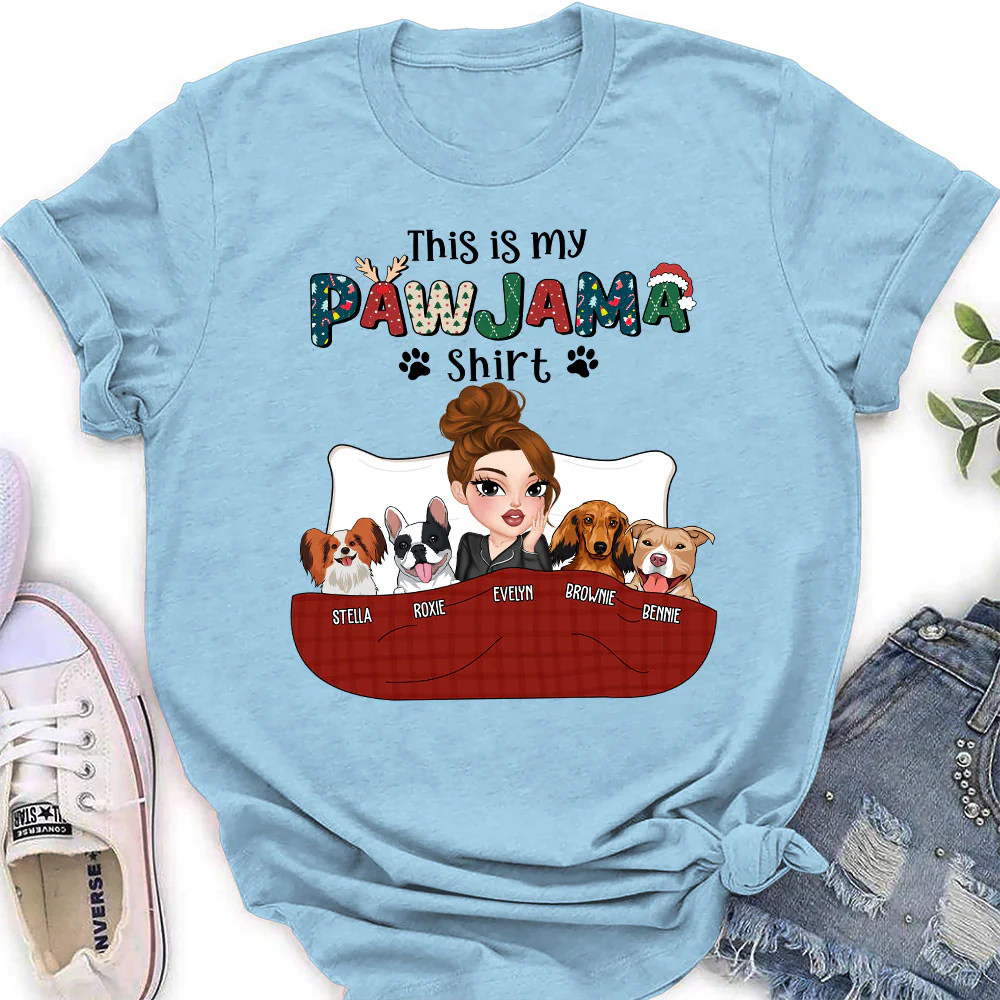 My New Pawjama Shirt - Personalized Custom Women's T-shirt - Image 4