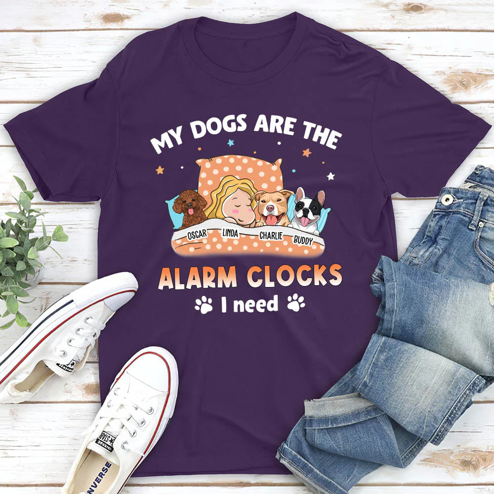 My One And Only Alarm - Personalized Custom Unisex T-shirt - Image 4