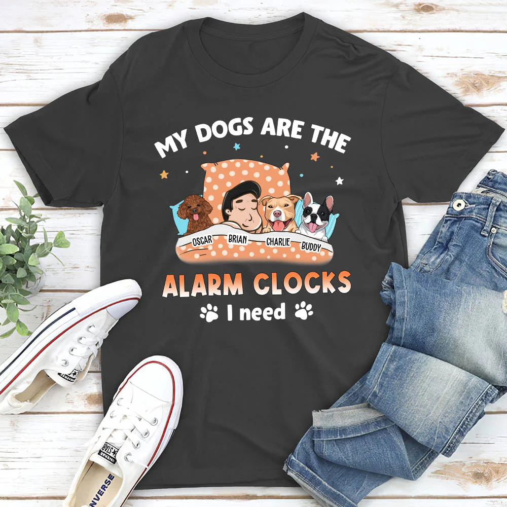 My One And Only Alarm - Personalized Custom Unisex T-shirt - Image 5